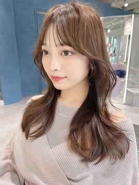 ユー(juu.) new open☆《juu.》オリーブグレージュ×くびれhair