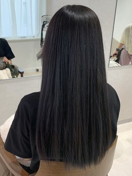 ラ ブランシュ 大宮(La Blanche) 大宮/ロングヘア/グレージュカラー/黒髪/ココアベージュ