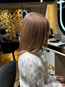 ハンナ 札幌(HANNAH) #ハイトーン#ミルクティーベージュ#ケアブリーチ