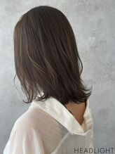 グラ デザイン アンド ヘアー 西院店(GRAS DESIGN & HAIR by HEADLIGHT) アッシュベージュ伸ばしかけミディアムミニウルフデジタルパーマ