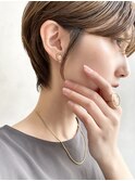 ★薄めバング小顔カットヘルシースタイルショコラアッシュ_☆≡