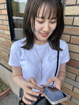 エーライン美容室(A-line) オリーブベージュカラー