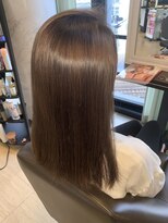 ライフ 忍ケ丘店(Lyfe)&nbsp;チョコレートカラーブランジュ_ダブルカラーセミロング_347