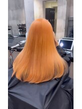 【ペールオレンジ】明るく個性を、今しかできないカラーを楽しもう。