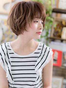 カバーヘアアンドスパ ブリス 浦和(COVER HAIR&SPA bliss) ショコラアッシュ大人かわいいマッシュパーマh3浦和20代30代40代