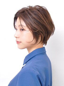 アイスバーグ(eyesburg) 20代30代40代/ハンサムショート/センター分け/清澄白河