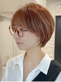 絶壁解消/ひし形/くびれ/大人ショートボブ/60代50代40代