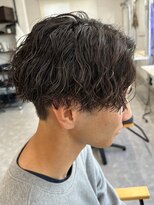 フゥ 宇都宮(FeU)&nbsp;波巻きパーマツイストスパイラルパーマメンズマッシュパーマ