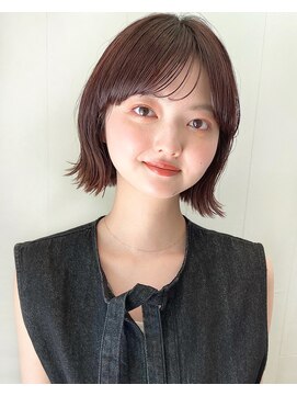 ガーデン ムサシコスギ(GARDEN MUSASHIKOSUGI) 切りっぱなしボブ 大人ボブ 束感バング シースルーバング 美髪