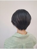 【佐藤哲朗】マニッシュショート×ネイビーブラック