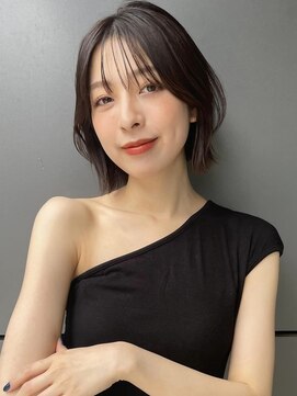 トルネード(TORNADO) 韓国ボブくびれボブ切りっぱなしボブ額下ボブ A0812 表参道