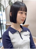 前髪アンブレラカラーこなれミディイメチェンウェーブパーマ
