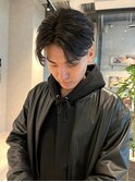 センターパート 爽やか カルマパーマ 眉カット 刈り上げ