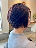 ナチュラルパーマ・ショートボブ