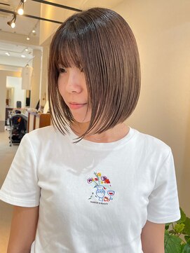 ケシキ大名(keshiki) おさまる切りっぱなしボブ/KAZU