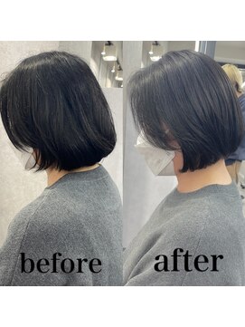 ヘアサロン ドットプラス 町田店(dot. plus) 【市井友佳子】スッキリショートボブ