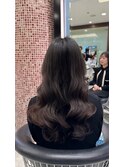 ロングパーマ/デジタルパーマロング/コテ巻きパーマ/韓国ヘア