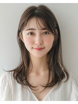 トッカ 水戸店(tocca)&nbsp;艶感モカベージュ×セミロング