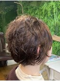 グラボブからレイヤーボブへスタイルチェンジ・パーマニュアンス