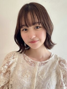 ステアケース 武蔵小杉店(stair:case) くびれボブミニボブ大人可愛いオリーブグレージュ２０代３０代