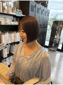 切りっぱなしボブ