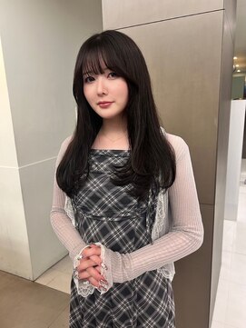 ローレンアオ(LOREN AO) くびれヘア/アプリコットオレンジ/夏のヘアアレンジ/矢場町