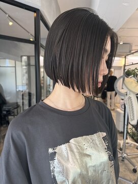 アクシス 苫小牧店(AXIS) 【AXIS】大人ボブ×透明感