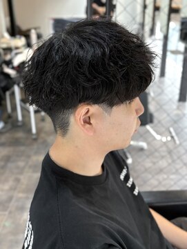 ニアウ 高崎店(Niau) メンズマッシュソフトツイストスパイラルパーマ群馬