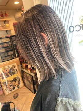 ヘア メイク ココ(hair make coco) バレイヤージュで明るく♪♪