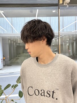 ツイストパーマ×シースルーマッシュ