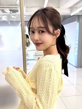 エジョン 三鷹店(Aejon) レイヤーカット/韓国レイヤー/ブラウンカラー/ヘーゼルブラウン