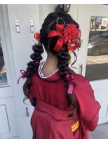 サンク エトワール(Cinq Etoiles) ヘアセット【ツイン編み下ろし】