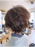 【UHair】大人のリラックスウェーブショート