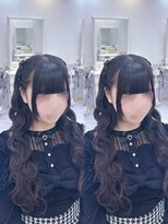 ヘアセットアリエス(aries)&nbsp;編み上げハーフツイン