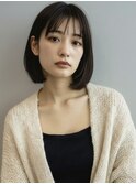 20代30代40代◎前下がりボブ/ストレート/暗髪グレージュ越谷