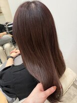 コース(co-th.) 透明感ラベンダーブラウンイルミナカラー×小野ふゆり