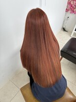 ヘアサロン グローリー(glory) オレンジカラー