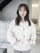 キーダ(KEEDA)&nbsp;透明感シアーグレージュ/ナチュラルレイヤー/シースルーバング