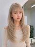 《透明感抜群◇》似合わせカット＋ブリーチなしダブルケアカラー