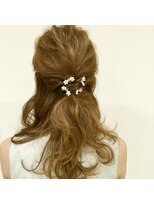 ミミ ヘアーサロン(Mimi)&nbsp;ハーフアップ