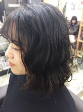 ジュエル美容室 艶感ナチュラルウェーブ