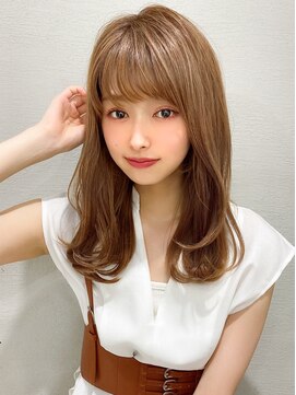 アフロート エル 錦糸町(AFLOAT L) セクションカラー/グラデーションカラー/ペールベージュ/小顔