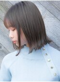 切りっぱなしボブ