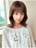 eri ヨシンモリ エギョモリ 韓国ヘアシースルーバングミディアム