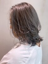 アルバム 銀座(ALBUM GINZA)&nbsp;ミディアムオリーブ_くびれヘアビタミンカラー_ba340762