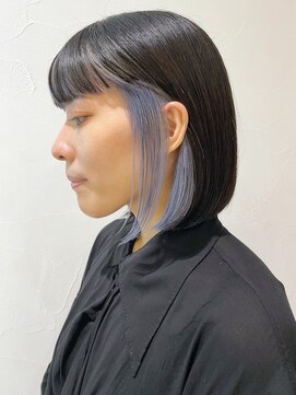 アルバム 新宿(ALBUM SHINJUKU) ボブイヤリングカラー_ショコラアッシュ_ba356511