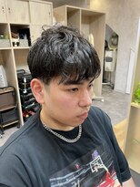 マインド サイトー ヘア アンド スパ mind saito hair&SPA&nbsp;KUSEGE×アップライト×ハイウエストツーブロック