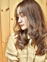 ブゾン(buZon)&nbsp;シースルーバング ×艶感立体ウェーブ