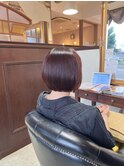 【ショートボブ】【オレンジブラウン】【20代30代40代】