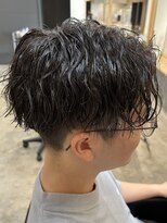 ニアウ 伊勢崎連取店(Niau)&nbsp;メンズマッシュパーマツイストスパイラルパーマ波巻きパーマ